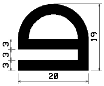 RT 2318 - silicone profiles - Sliding door – finger-guard profiles RT 2318 - silicone profiles - Sliding door – finger-guard profiles