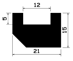 TU1- 2441 - rubber profiles - U shape profiles TU1- 2441 - rubber profiles - U shape profiles