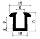TU1- 2459 - rubber profiles - U shape profiles TU1- 2459 - rubber profiles - U shape profiles