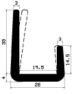 TU1- 2491 - rubber profiles - U shape profiles TU1- 2491 - rubber profiles - U shape profiles