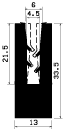 TU1- 2505 - rubber profiles - U shape profiles TU1- 2505 - rubber profiles - U shape profiles