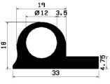 FN 2377 - EPDM profiles - Flag or 'P' profiles FN 2377 - EPDM profiles - Flag or 'P' profiles