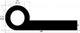 FN 2399 - EPDM profiles - Flag or 'P' profiles FN 2399 - EPDM profiles - Flag or 'P' profiles