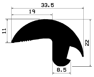 FA 2420 - rubber profiles - Cover and T-profiles FA 2420 - rubber profiles - Cover and T-profiles