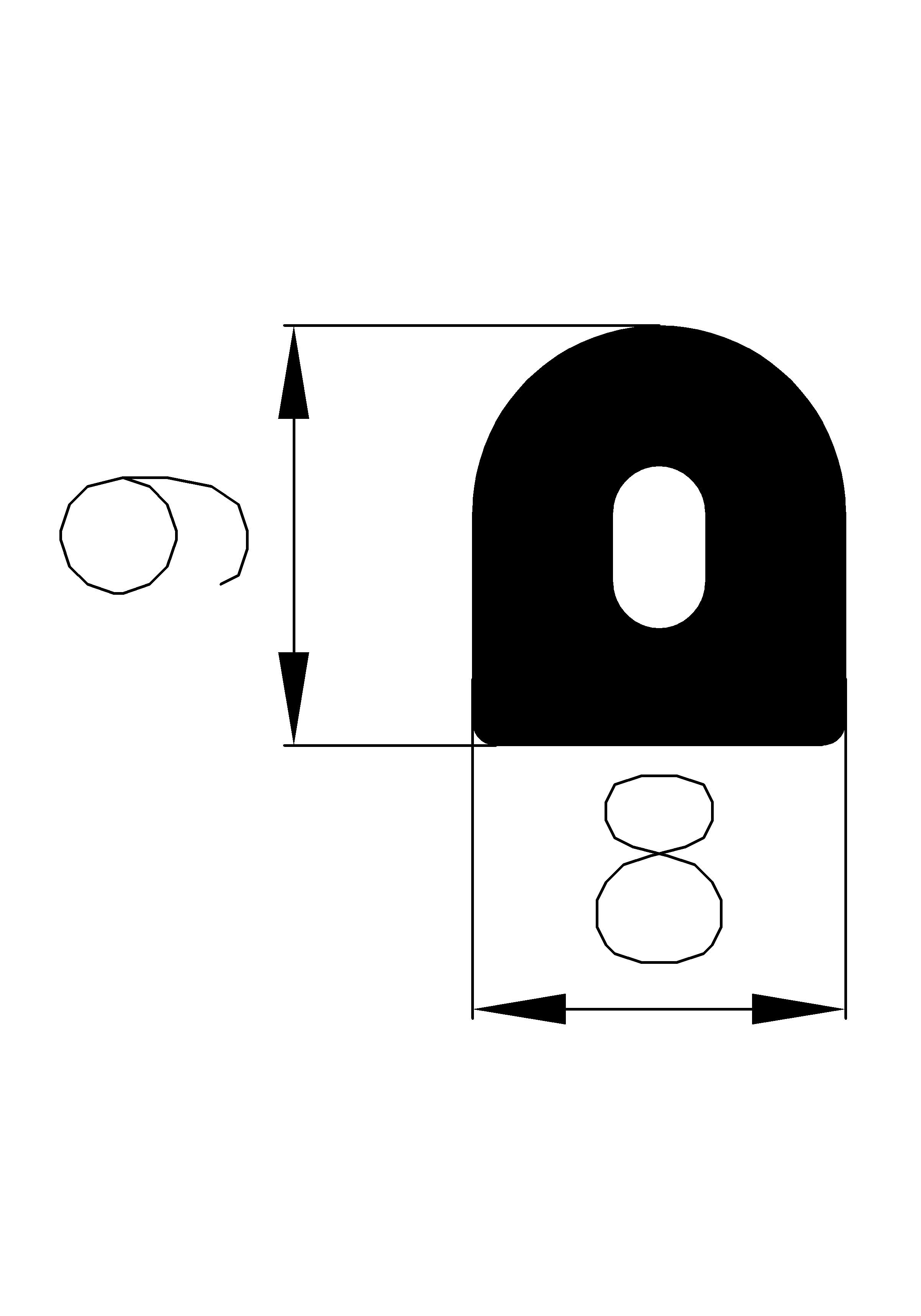 9950155KG - EPDM rubber profiles - Semi-circle, D-profiles 9950155KG - EPDM rubber profiles - Semi-circle, D-profiles