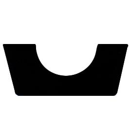 AU - G056 21,5×9 mm - EPDM profiles - Spacer and bumper profiles AU - G056 21,5×9 mm - EPDM profiles - Spacer and bumper profiles