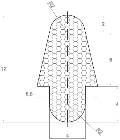 10980403KG - Other gasket profiles 10980403KG - Other gasket profiles