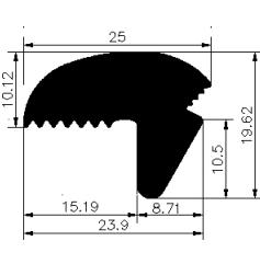 FA G242 - rubber profiles - Cover and T-profiles FA G242 - rubber profiles - Cover and T-profiles