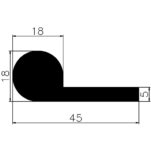 FN - G459 - silicone profiles - Flag or 'P' profiles FN - G459 - silicone profiles - Flag or 'P' profiles