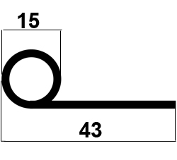 FN - G601 - silicone profiles - Flag or 'P' profiles FN - G601 - silicone profiles - Flag or 'P' profiles