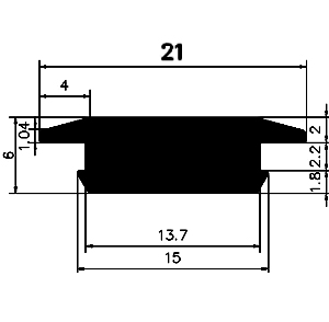 FA G627 - rubber profiles - Cover and T-profiles FA G627 - rubber profiles - Cover and T-profiles