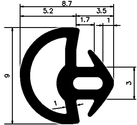 AU - G653 - EPDM profiles - Spacer and bumper profiles AU - G653 - EPDM profiles - Spacer and bumper profiles