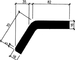 Wi - G654 - rubber profiles - Angle shape profiles Wi - G654 - rubber profiles - Angle shape profiles