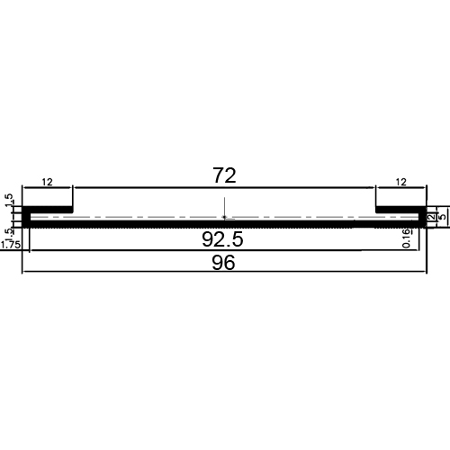 SE - G680 96×5 mm - Clip profiles SE - G680 96×5 mm - Clip profiles