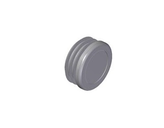 Plug, hammer weight horn - Other gasket profiles Plug, hammer weight horn - Other gasket profiles