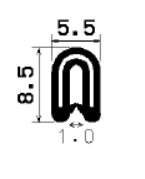 SD-0044 - with coextruded metal insert - Edge protection profiles SD-0044 - with coextruded metal insert - Edge protection profiles