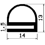 RT 1297 - silicone profiles - Sliding door – finger-guard profiles RT 1297 - silicone profiles - Sliding door – finger-guard profiles