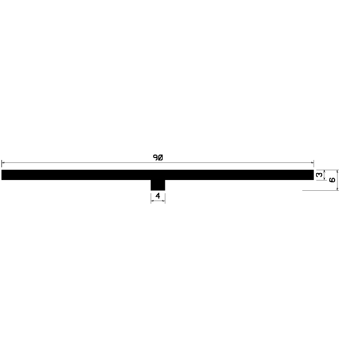T 1216 - rubber profiles - Cover and T-profiles T 1216 - rubber profiles - Cover and T-profiles