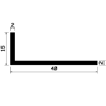 Wi 0249 - rubber profiles - Angle shape profiles Wi 0249 - rubber profiles - Angle shape profiles